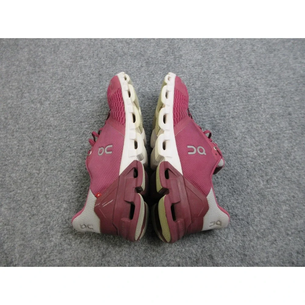 On Running Cloud Shoes Womens Size 10.5 Pink Mesh Helion CloudTec Athletic